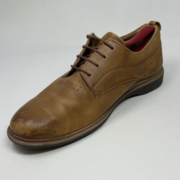 Amberjack The Original Shoes Mens 12 Brown Leather Derby Casual Dress Lace Up main image 7